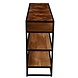 Lizzely Garden & Living Bijzettafel visgraat 120cm mangohout bruin Livia Lizzely Garden & Living Bijzettafel visgraat 120cm mangohout bruin Livia