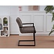Lizzely Garden & Living Eetkamerstoel met armleuning grijs microvezel Noor Lizzely Garden & Living Eetkamerstoel met armleuning grijs microvezel Noor
