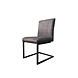 Lizzely Garden & Living Eetkamerstoel Chester zwart microvezel Lizzely Garden & Living Eetkamerstoel Chester zwart microvezel