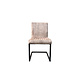 Lizzely Garden & Living Eetkamerstoel Chester beige velvet Lizzely Garden & Living Eetkamerstoel Chester beige velvet