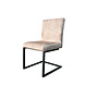 Lizzely Garden & Living Eetkamerstoel Chester beige velvet Lizzely Garden & Living Eetkamerstoel Chester beige velvet