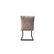 Lizzely Garden & Living Eetkamerstoel Chester beige velvet Lizzely Garden & Living Eetkamerstoel Chester beige velvet