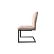 Lizzely Garden & Living Eetkamerstoel Chester beige velvet Lizzely Garden & Living Eetkamerstoel Chester beige velvet