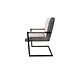 Lizzely Garden & Living Eetkamerstoel met armleuning Milan grijs chenille Lizzely Garden & Living Eetkamerstoel met armleuning Milan grijs chenille