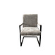 Lizzely Garden & Living Eetkamerstoel met armleuning Milan taupe chenille Lizzely Garden & Living Eetkamerstoel met armleuning Milan taupe chenille