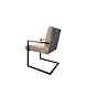 Lizzely Garden & Living Eetkamerstoel met armleuning Milan taupe chenille Lizzely Garden & Living Eetkamerstoel met armleuning Milan taupe chenille