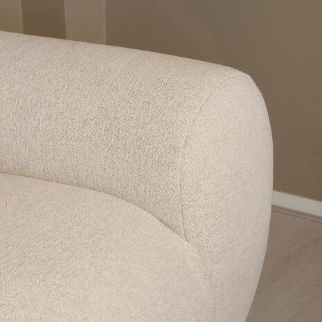 Lizzely Garden & Living Hoekbank Neva 300cm chenille gebroken wit links Lizzely Garden & Living Hoekbank Neva 300cm chenille gebroken wit links