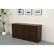 Lizzely Garden & Living Dressoir melamine Cassie walnoot bruin 160cm Lizzely Garden & Living Dressoir melamine Cassie walnoot bruin 160cm