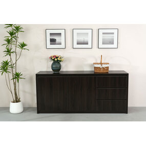 Lizzely Garden & Living Dressoir melamine donker walnoot 180cm Cassie Lizzely Garden & Living Dressoir melamine donker walnoot 180cm Cassie