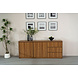 Lizzely Garden & Living Dressoir melamine Cassie lichtbruin 200cm Lizzely Garden & Living Dressoir melamine Cassie lichtbruin 200cm