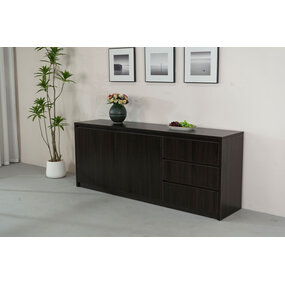 Lizzely Garden & Living Dressoir melamine donker walnoot 200cm Cassie Lizzely Garden & Living Dressoir melamine donker walnoot 200cm Cassie