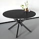 Lizzely Garden & Living Tweedekans model: Eettafel rond visgraat Ozzy zwart 120cm ronde tafel Lizzely Garden & Living Tweedekans model: Eettafel rond visgraat Ozzy zwart 120cm ronde tafel