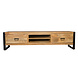 Lizzely Garden & Living TV meubel industrieel Avelyn lichtbruin mangohout 180cm Lizzely Garden & Living TV meubel industrieel Avelyn lichtbruin mangohout 180cm