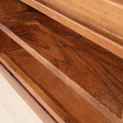 Lizzely Garden & Living TV meubel industrieel Avelyn bruin mangohout 180cm lengte Lizzely Garden & Living TV meubel industrieel Avelyn bruin mangohout 180cm lengte