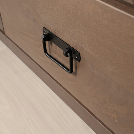 Lizzely Garden & Living TV meubel industrieel Avelyn walnoot mangohout 200cm Lizzely Garden & Living TV meubel industrieel Avelyn walnoot mangohout 200cm