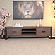 Lizzely Garden & Living TV meubel industrieel Avelyn walnoot mangohout 160cm Lizzely Garden & Living TV meubel industrieel Avelyn walnoot mangohout 160cm