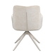 Lizzely Garden & Living Eetkamerstoel draaibaar beige chenille Lumi met beige poot Lizzely Garden & Living Eetkamerstoel draaibaar beige chenille Lumi met beige poot
