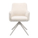Lizzely Garden & Living Eetkamerstoel draaibaar beige chenille Lumi met beige poot Lizzely Garden & Living Eetkamerstoel draaibaar beige chenille Lumi met beige poot