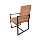 Lizzely Garden & Living Eetkamerstoel cognac microvezel Forest Lizzely Garden & Living Eetkamerstoel cognac microvezel Forest