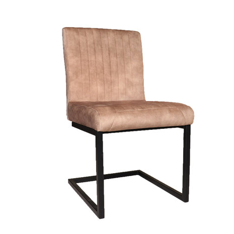 Lizzely Garden & Living Eetkamerstoel Chester beige microvezel Lizzely Garden & Living Eetkamerstoel Chester beige microvezel