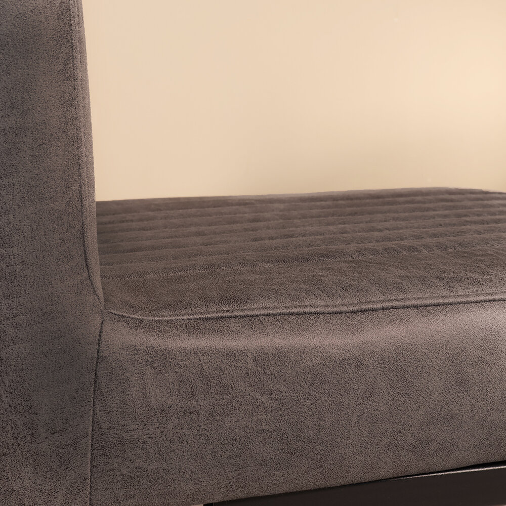 Eetkamerstoel Chester antraciet microvezel