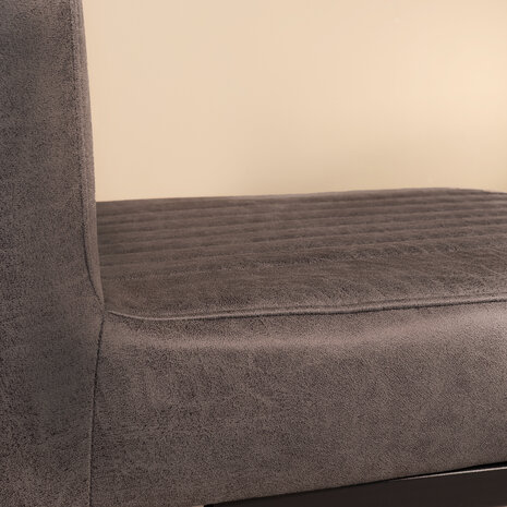 Lizzely Garden & Living Eetkamerstoel Chester antraciet microvezel