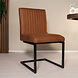 Lizzely Garden & Living Eetkamerstoel Chester cognac microvezel Lizzely Garden & Living Eetkamerstoel Chester cognac microvezel