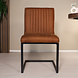 Lizzely Garden & Living Eetkamerstoel Chester cognac microvezel Lizzely Garden & Living Eetkamerstoel Chester cognac microvezel