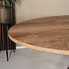 Lizzely Garden & Living Tweedekans model: Eettafel ovaal 160cm Rato lichtbruin ovale tafel Lizzely Garden & Living Tweedekans model: Eettafel ovaal 160cm Rato lichtbruin ovale tafel