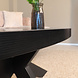 Lizzely Garden & Living Salontafel ovaal melamine zwart Denzel 120cm Lizzely Garden & Living Salontafel ovaal melamine zwart Denzel 120cm