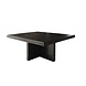 Lizzely Garden & Living Salontafel 85cm mangohout Tori zwart Lizzely Garden & Living Salontafel 85cm mangohout Tori zwart