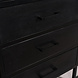 Lizzely Garden & Living Dressoir mangohout visgraat Cody zwart industrieel 160x85cm Lizzely Garden & Living Dressoir mangohout visgraat Cody zwart industrieel 160x85cm