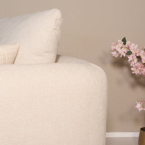 Lizzely Garden & Living Hoekbank Hudson 280cm chenille beige links Lizzely Garden & Living Hoekbank Hudson 280cm chenille beige links