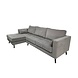 Lizzely Garden & Living Hoekbank Hilde 270cm bank grijs chenille links Lizzely Garden & Living Hoekbank Hilde 270cm bank grijs chenille links
