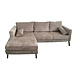 Lizzely Garden & Living Hoekbank design Hilde 270cm bank beige chenille links Lizzely Garden & Living Hoekbank design Hilde 270cm bank beige chenille links