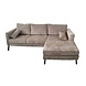 Lizzely Garden & Living Hoekbank design Hilde 270cm bank beige chenille rechts Lizzely Garden & Living Hoekbank design Hilde 270cm bank beige chenille rechts