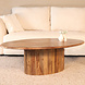 Lizzely Garden & Living Salontafel ovaal mangohout 120cm lichtbruin Moki Lizzely Garden & Living Salontafel ovaal mangohout 120cm lichtbruin Moki