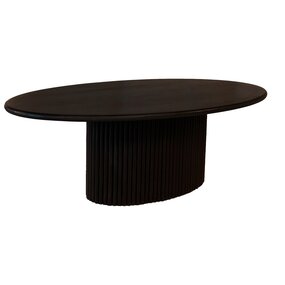 Lizzely Garden & Living Salontafel ovaal zwart mangohout 120cm Moki Lizzely Garden & Living Salontafel ovaal zwart mangohout 120cm Moki