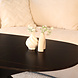 Lizzely Garden & Living Salontafel deens ovaal 120cm Elif marmerlook zwart Lizzely Garden & Living Salontafel deens ovaal 120cm Elif marmerlook zwart