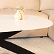 Lizzely Garden & Living Salontafel deens ovaal 120cm Elif marmerlook wit Lizzely Garden & Living Salontafel deens ovaal 120cm Elif marmerlook wit