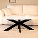 Lizzely Garden & Living Salontafel deens ovaal 120cm Elif marmerlook wit Lizzely Garden & Living Salontafel deens ovaal 120cm Elif marmerlook wit