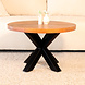 Lizzely Garden & Living Salontafel rond mangohout 70cm Jesse bruin Lizzely Garden & Living Salontafel rond mangohout 70cm Jesse bruin