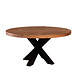 Lizzely Garden & Living Salontafel rond mangohout 90cm Jesse walnoot Lizzely Garden & Living Salontafel rond mangohout 90cm Jesse walnoot