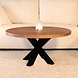 Lizzely Garden & Living Salontafel rond mangohout 90cm Jesse bruin Lizzely Garden & Living Salontafel rond mangohout 90cm Jesse bruin