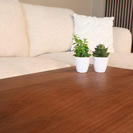 Lizzely Garden & Living Salontafel x poot mangohout 130cm Pato walnoot Lizzely Garden & Living Salontafel x poot mangohout 130cm Pato walnoot