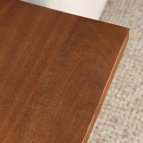 Lizzely Garden & Living Salontafel x poot mangohout 130cm Pato walnoot Lizzely Garden & Living Salontafel x poot mangohout 130cm Pato walnoot