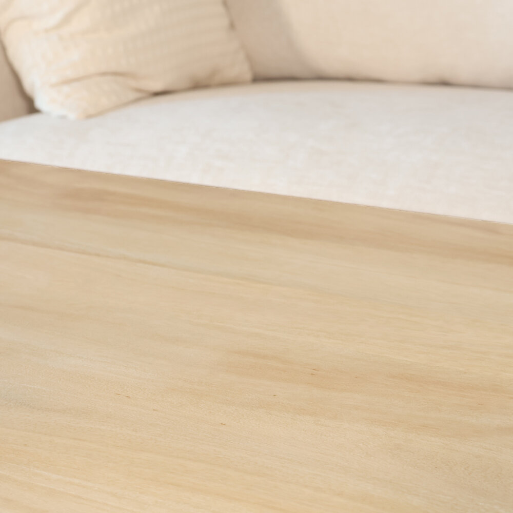 Salontafel x poot mangohout 130cm Pato lichtbruin Salontafel x poot mangohout 130cm Pato lichtbruin