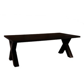 Lizzely Garden & Living Salontafel x-poot mangohout 130cm zwart Pato Lizzely Garden & Living Salontafel x-poot mangohout 130cm zwart Pato