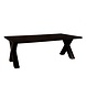 Lizzely Garden & Living Salontafel x poot mangohout 130cm Pato zwart Lizzely Garden & Living Salontafel x poot mangohout 130cm Pato zwart