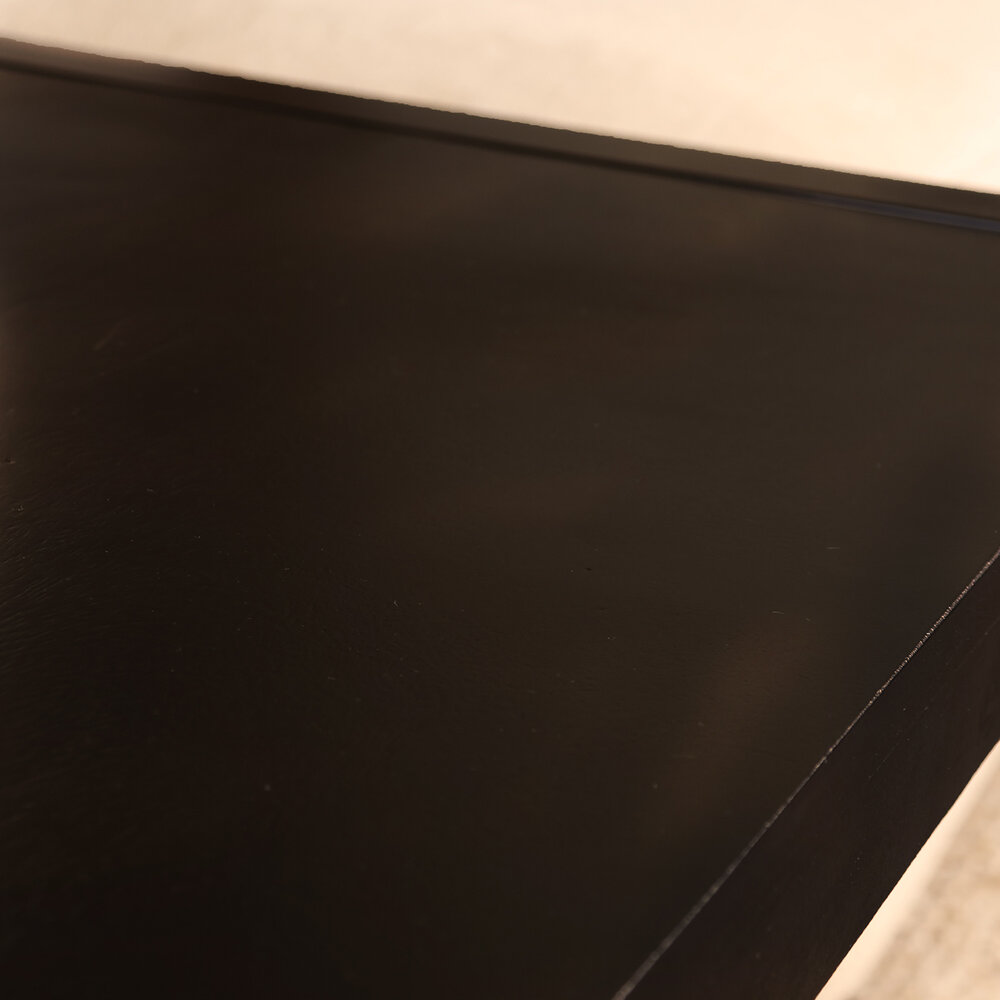 Salontafel 120cm Lotus mangohout zwart Salontafel 120cm Lotus mangohout zwart